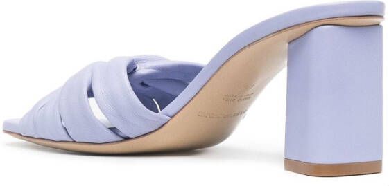 Emporio Armani cross-strap open-toe sandals Purple