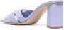 Emporio Armani cross-strap open-toe sandals Purple - Thumbnail 3