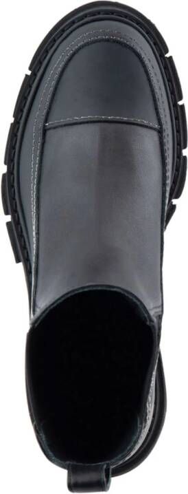 Emporio Armani elasticated-panel ankle boots Black