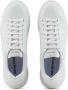 Emporio Armani grained-leather sneakers White - Thumbnail 4