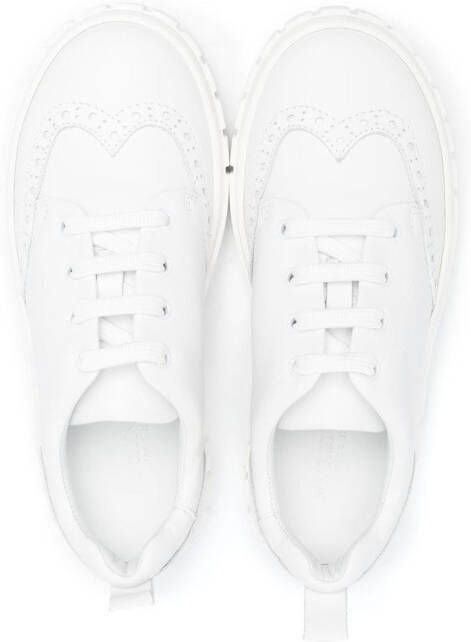 Emporio Armani Kids lace-up sneakers White