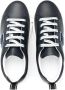 Emporio Ar i Kids leather lo-top sneakers Blue - Thumbnail 3