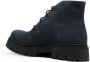 Emporio Armani lace-up leather ankle boots Blue - Thumbnail 3