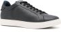 Emporio Armani lace-up leather sneakers Blue - Thumbnail 2