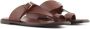 Emporio Armani leather thong sandals Brown - Thumbnail 2