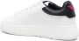 Emporio Armani logo-appliqué leather sneakers White - Thumbnail 3