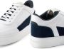 Emporio Armani logo-debossed leather sneakers White - Thumbnail 4