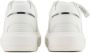Emporio Armani logo-embossed leather sneakers White - Thumbnail 3