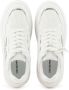 Emporio Armani logo-embossed leather sneakers White - Thumbnail 4