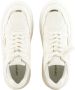 Emporio Armani logo-embossed leather sneakers White - Thumbnail 4