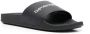 Emporio Armani logo embossed slides Black - Thumbnail 2