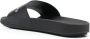 Emporio Armani logo embossed slides Black - Thumbnail 3