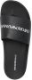 Emporio Armani logo embossed slides Black - Thumbnail 4