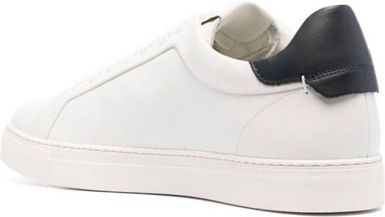 Emporio Armani logo-patch low-top sneakers White