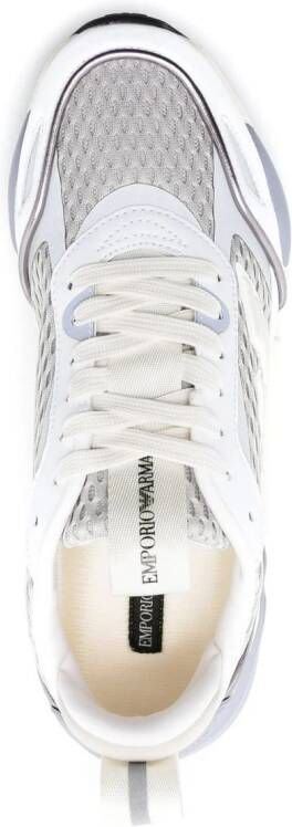 Emporio Armani logo-plaque low-top sneakers White