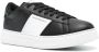 Emporio Armani logo-print leather sneakers Black - Thumbnail 2