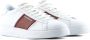Emporio Armani logo-print leather sneakers White - Thumbnail 2