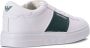 Emporio Armani logo-print low-top leather sneakers White - Thumbnail 3