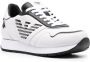 Emporio Armani logo-print low-top sneakers White - Thumbnail 2