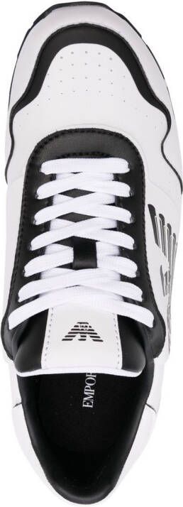 Emporio Armani logo-print low-top sneakers White