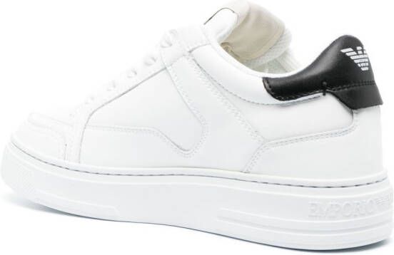 Emporio Armani logo-print low-top sneakers White
