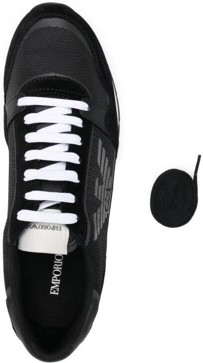 Emporio Armani logo-printed sneakers Black