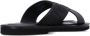 Emporio Armani logo-strap leather sandals Black - Thumbnail 2