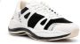 Emporio Armani panelled leather lace-up sneakers White - Thumbnail 2