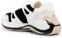 Emporio Armani panelled leather lace-up sneakers White - Thumbnail 3