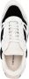 Emporio Armani panelled leather lace-up sneakers White - Thumbnail 4
