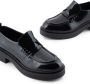 Emporio Armani penny-slot chunky leather loafers Black - Thumbnail 4