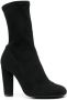 Emporio Armani sock-style heeled ankle boots Black - Thumbnail 2