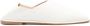 Emporio Armani square-toe leather slippers White - Thumbnail 5