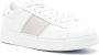Emporio Armani stripe-detail leather sneakers White - Thumbnail 2