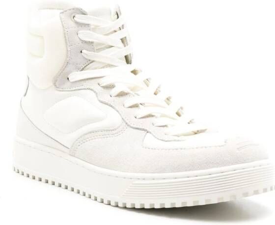 Emporio Armani tonal-design high-top sneakers White