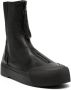 Emporio Armani zip-up leather ankle boots Black - Thumbnail 2