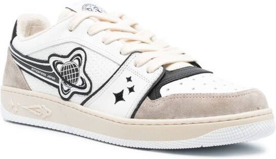 Enterprise Japan graphic-print lace-up sneakers White