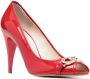 ESSERE high-heel leather pumps Red - Thumbnail 2