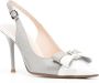 ESSERE pointed-toe leather pumps Grey - Thumbnail 2
