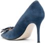 ESSERE stud-embellished pointed-toe pumps Blue - Thumbnail 3