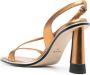 ETRO 120mm metallic-finish sandals Gold - Thumbnail 3