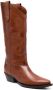 ETRO 40mm leather stitched western-boots Brown - Thumbnail 2