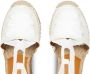 ETRO ankle tie-fastening wedge espadrilles White - Thumbnail 3