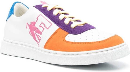 ETRO colour-block low-top sneakers Orange