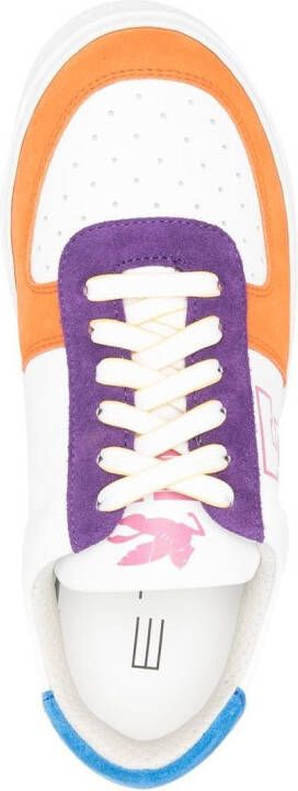 ETRO colour-block low-top sneakers Orange