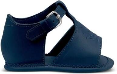 ETRO KIDS logo-debossed sandals Blue
