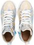 ETRO KIDS paisley leather high-top sneakers Blue - Thumbnail 3