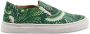 ETRO KIDS paisley-print slip-on sneakers Green - Thumbnail 2