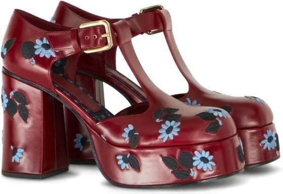 ETRO Mary Jane 110mm round-toe pumps - Red