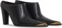 ETRO metallic toe-cap leather mules Black - Thumbnail 2
